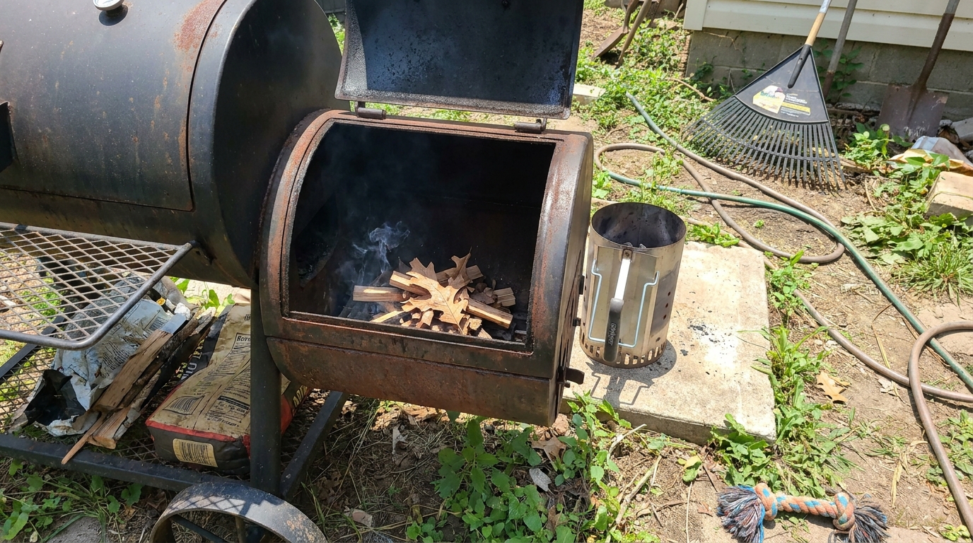 How to Light a Cold Offset Smoker and Stabilize Clean Heat